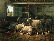 unknow artist Sheep 098 France oil painting artist